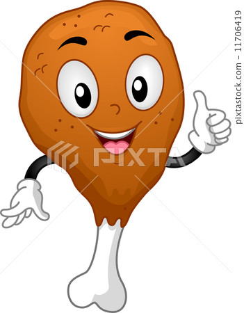 Chicken Drumstick Mascot 11706419