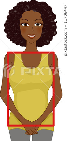 Square Body Shape - Stock Illustration [11706447] - PIXTA