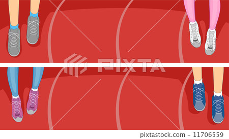 Runner Header - Stock Illustration [11706559] - PIXTA