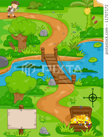 Treasure Hunt Map 11707172