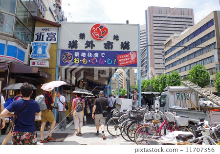 築地的海外市場 11707356