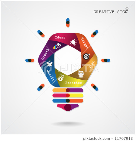 Creative light bulb Idea concept background Creative light bulb Idea concept background 11707918