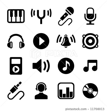 Music Icons Set Music Icons Set 11708013