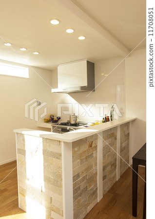 明亮的面對面廚房 11708051