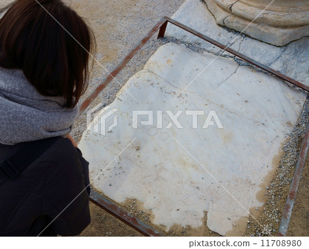 土耳其·以弗所遺址古代石字母 11708980