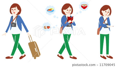 Female 3 patterns to travel Female 3 patterns to travel 11709045