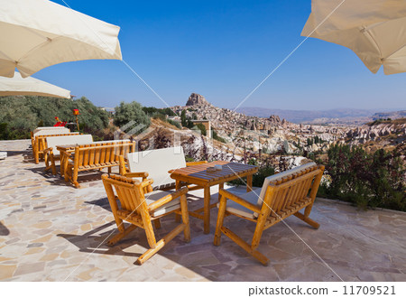 Cafe at cave city in Cappadocia Turkey 11709521