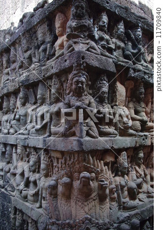 Relief of Cambodia Angkor Wat ruins 11709840