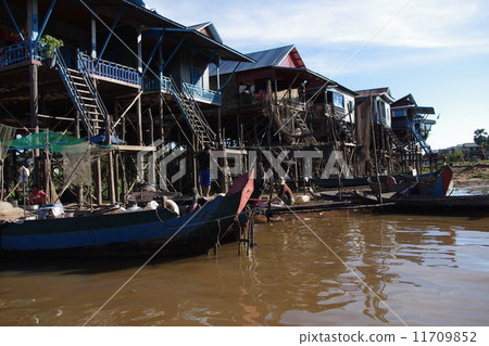Water village of Tonle Sap lake in Cambodia Water village of Tonle Sap lake in Cambodia 11709852
