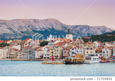 Baska, Krk, Croatia, Europe. Baska, Krk, Croatia, Europe. 11709892