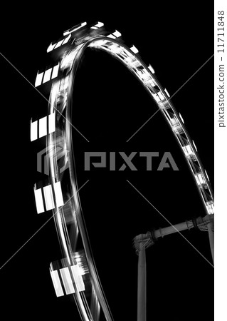 Ferris wheel in motion Ferris wheel in motion 11711848