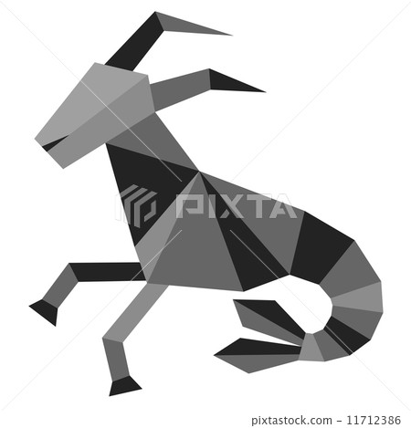Capricorn zodiac sign. All signs illustration available in portf Capricorn zodiac sign. All signs illustration available in portf 11712386