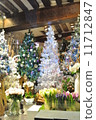 Christmas tree Parisian flower shop 11712847