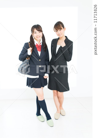 School girls and teachers 11713826