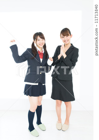 School girls and teachers 11713840
