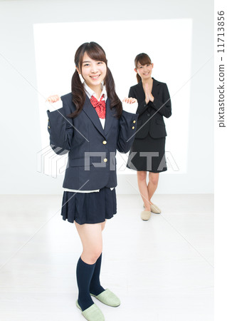 School girls and teachers 11713856