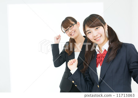 School girls and teachers 11713863