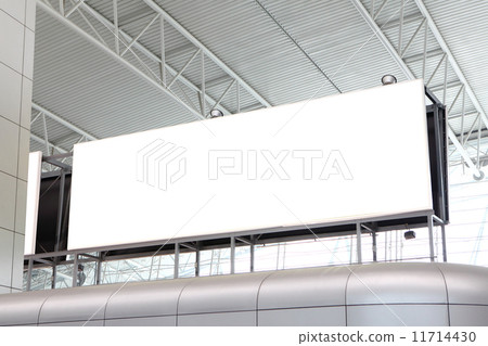 huge Blank Billboard in airport huge Blank Billboard in airport 11714430