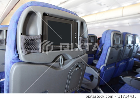 LCD monitor on Seat of airplane 11714433