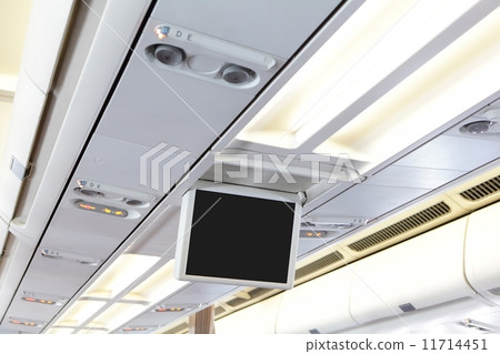 Display screen in the airplane 11714451