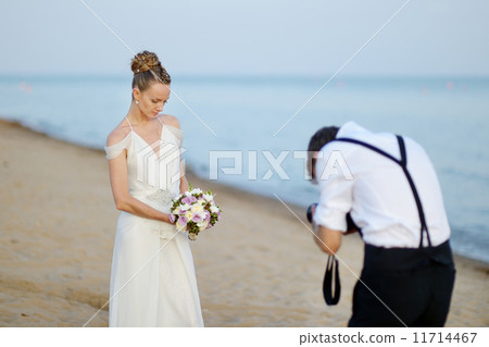 Bride posing for her groom Bride posing for her groom 11714467