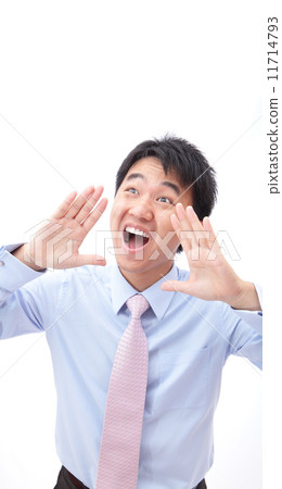 young business man screaming out loud young business man screaming out loud 11714793