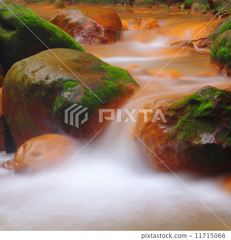 Flowing water in the river Flowing water in the river 11715066
