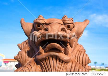 照片素材(图片): 冲绳 除魔狮 风狮爷