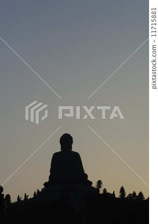 Tian Tan Bronze Buddha at Lantau Island, Hong Kong 11715881