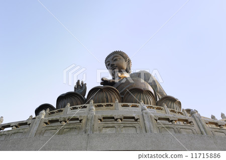 Tian Tan Bronze Buddha at Lantau Island, Hong Kong 11715886