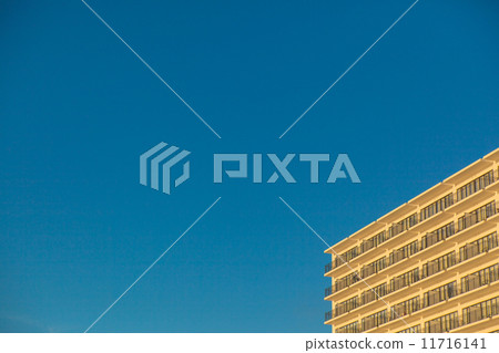 Blue sky and building Blue sky and building 11716141