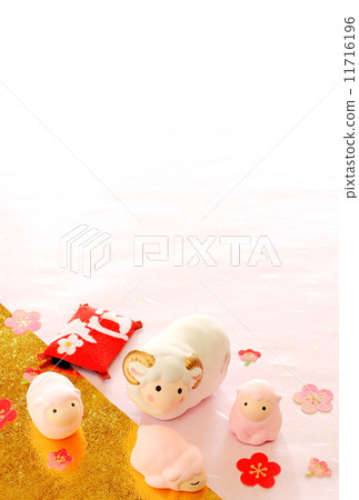 綿羊的父母和孩子垂直 11716196