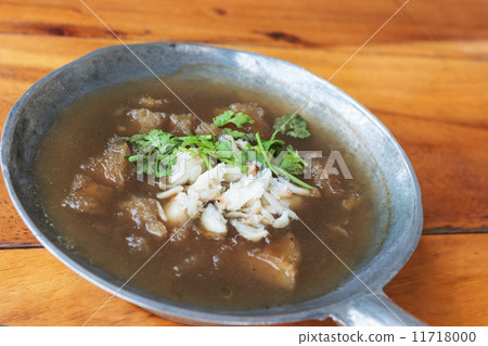 Thailand traditional food, Chinese soup Fish maw soup Thailand traditional food, Chinese soup Fish maw soup 11718000