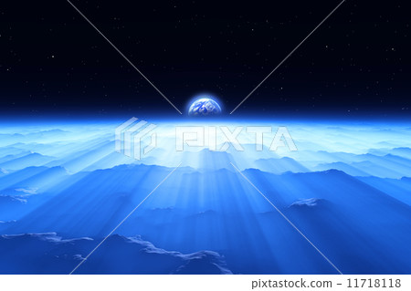 藍色地球 11718118