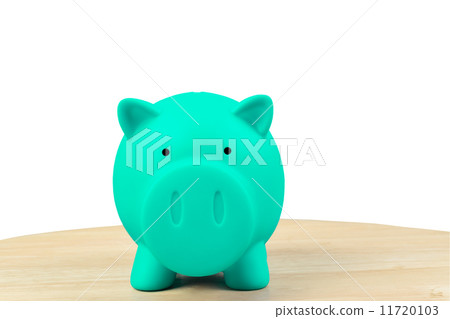 Piggy bank on desk or table Piggy bank on desk or table 11720103
