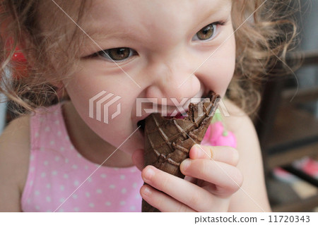 Child with ice cream 11720343