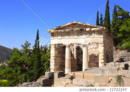 Athenian treasury, Delphi, Greece 11722247