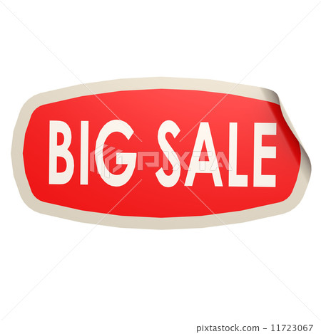 Big sales sticker 11723067