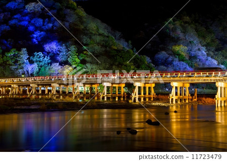 Togetsukyo Bridge Light Up 11723479