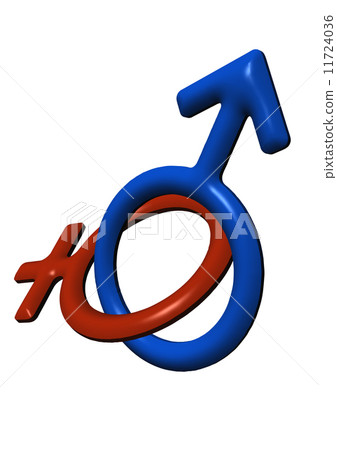 Male and female signs Male and female signs 11724036