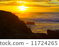 夏威夷海島的夏威夷海島海/黃昏的Sunet 11724265