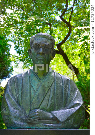 Shimazaki Fujimura的半身像（Komoro城堡/ Komoro City Ding Nagano Prefecture） 11724324