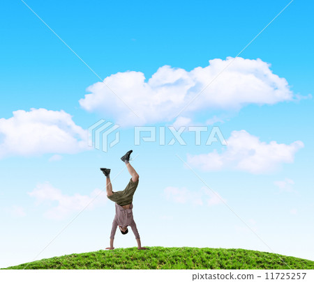 funny exercising outdoors funny exercising outdoors 11725257