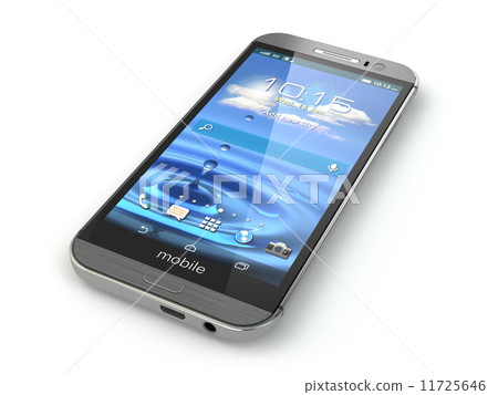 Smartphone, mobile phone on white isolated background. 11725646