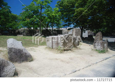 大阪城'雕刻石'(大阪城公園/大阪府大阪市大阪城) 大阪城'雕刻石'(大阪城公園/大阪府大阪市大阪城) 11727715