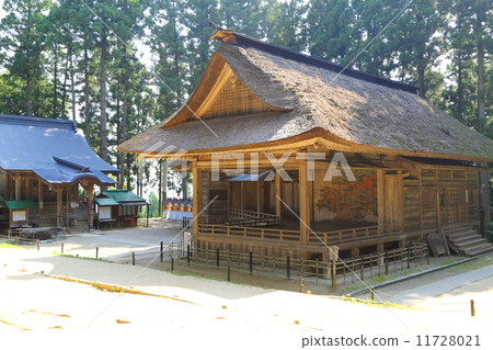Sekiyama Chusoji Temple Hakusan Shrine Noh Stage 11728021