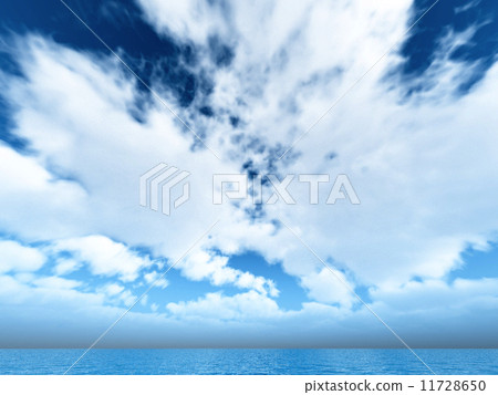 Wind and clouds with the sea 11728650