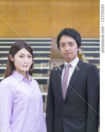 Instructor stairs classroom Instructor stairs classroom 11729183