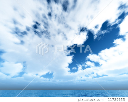 Wind and clouds with the sea Wind and clouds with the sea 11729655