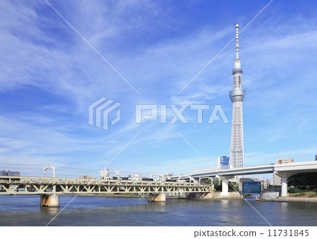 Sky Tree and Tobu Railway Sky Tree and Tobu Railway 11731845
